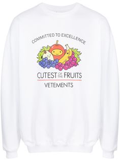 VETEMENTS толстовка Cutest Of Fruits с принтом