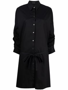 Ann Demeulemeester платье-рубашка с присборенными рукавами