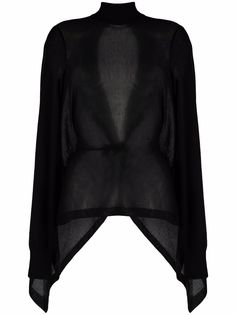 Ann Demeulemeester драпированный джемпер с открытой спиной