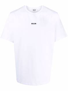 MSGM футболка с логотипом