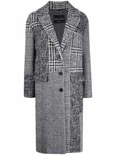 Ermanno Scervino однобортное пальто в клетку