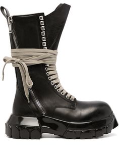 Rick Owens DRKSHDW массивные сапоги на шнуровке