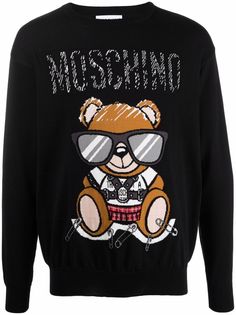 Moschino джемпер с принтом Teddy Bear