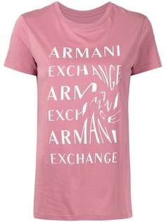 Armani Exchange футболка с логотипом