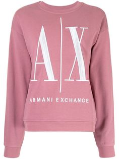 Armani Exchange толстовка с логотипом