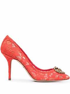 Dolce & Gabbana кружевные туфли-лодочки