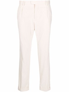 Z Zegna вельветовые брюки кроя слим
