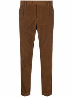 Z Zegna вельветовые брюки кроя слим