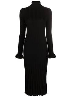 TWINSET платье с высоким воротником