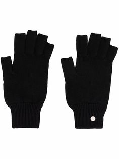 Rick Owens DRKSHDW кашемировые перчатки-митенки