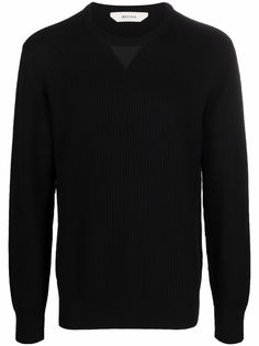 Z Zegna джемпер в рубчик с круглым вырезом