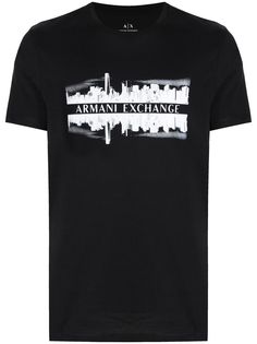 Armani Exchange футболка с логотипом