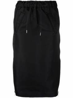 Sacai юбка с плиссировкой