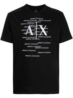 Armani Exchange футболка с логотипом