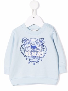 Kenzo Kids толстовка из органического хлопка с вышивкой