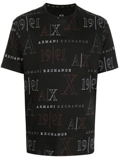 Armani Exchange футболка с логотипом