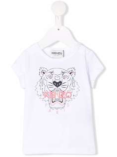 Kenzo Kids футболка с принтом Tiger
