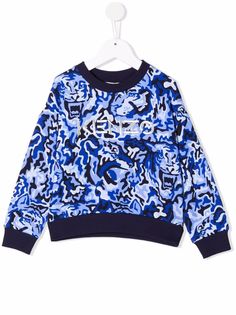 Kenzo Kids толстовка с вышитым логотипом