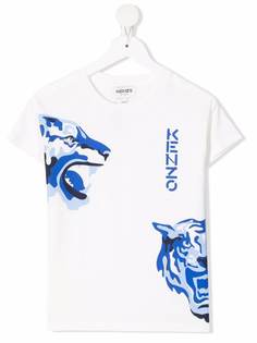 Kenzo Kids футболка с принтом