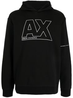 Armani Exchange худи с логотипом