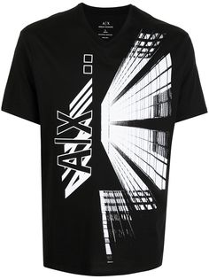 Armani Exchange футболка с логотипом