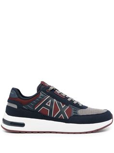 Armani Exchange кроссовки с нашивкой-логотипом