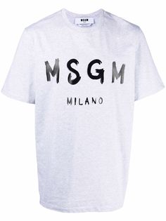 MSGM футболка с логотипом