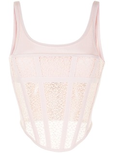 Dion Lee кружевной корсет Suspended