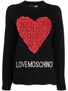 Love Moschino джемпер с аппликацией