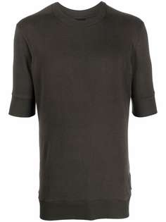 Thom Krom футболка с манжетами в рубчик