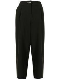 Armani Exchange зауженные брюки с завышенной талией