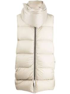 Rick Owens пуховик Mountain без рукавов