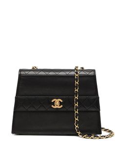 Chanel Pre-Owned стеганая сумка на плечо 1990-х годов с логотипом CC