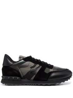 Valentino Garavani кроссовки Rockrunner с камуфляжным принтом