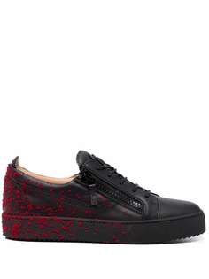 Giuseppe Zanotti кеды Frankie с эффектом разбрызганной краски