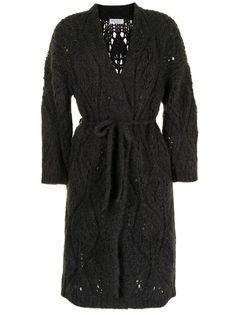 Brunello Cucinelli кардиган-пальто рыхлой вязки