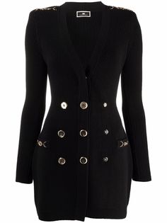 Elisabetta Franchi платье мини с пуговицами