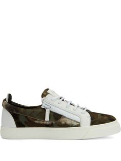 Giuseppe Zanotti кеды Frankie с камуфляжным принтом