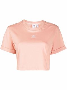 adidas укороченный топ Adicolour Essentials