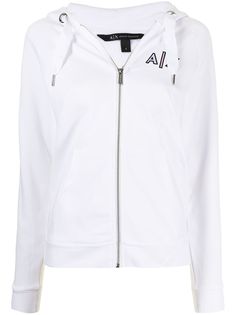 Armani Exchange худи с кулиской и логотипом