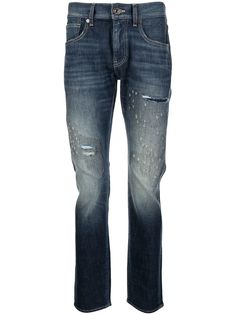 Armani Exchange джинсы с прорезями