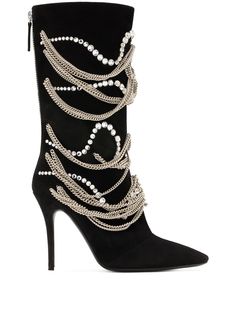 Giuseppe Zanotti декорированные сапоги Sheena