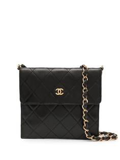 Chanel Pre-Owned стеганая сумка через плечо 1985-1993 годов с логотипом CC