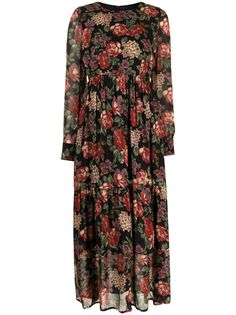 Antonio Marras платье с оборками и цветочным принтом