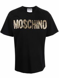Moschino футболка с логотипом