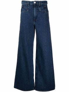 Isabel Marant широкие джинсы с завышенной талией