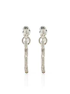 Petite Grand серебряные серьги-кольца Poppy