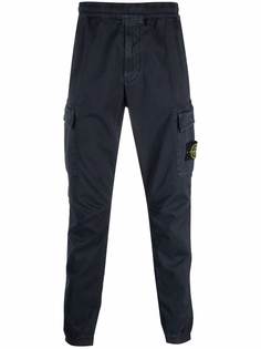 Stone Island брюки карго с нашивкой
