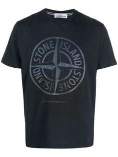 Stone Island футболка с графичным принтом