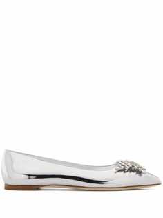 Giuseppe Zanotti лакированные туфли с кристаллами